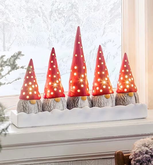 Fyrklövern Åsas tomtejul ljusstake