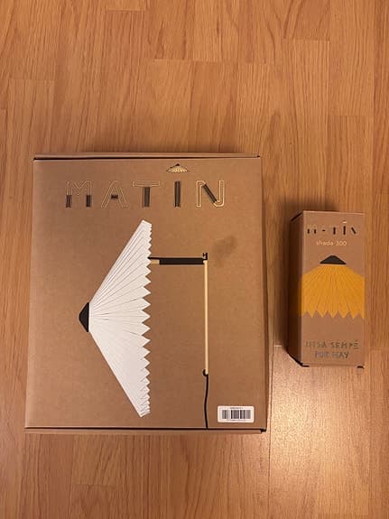 Hay Matin vägglampa gul