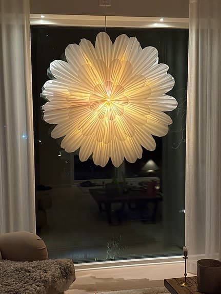 Julstjärna Snöblomma från Watt & Veke 100 cm