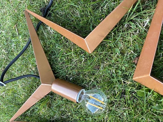 Adventsljusstake Adventstjärna Lampa Konstsmide Koppar Stjärna