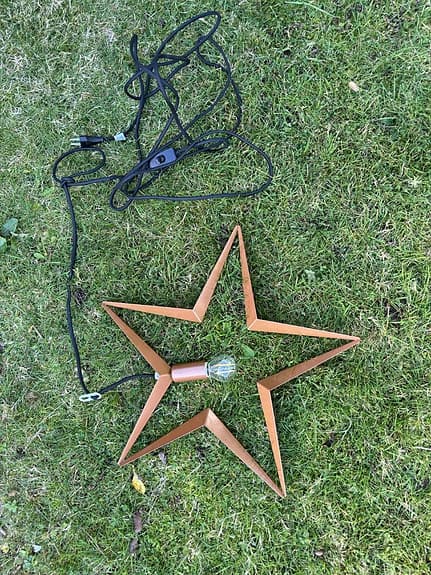 Adventsljusstake Adventstjärna Lampa Konstsmide Koppar Stjärna