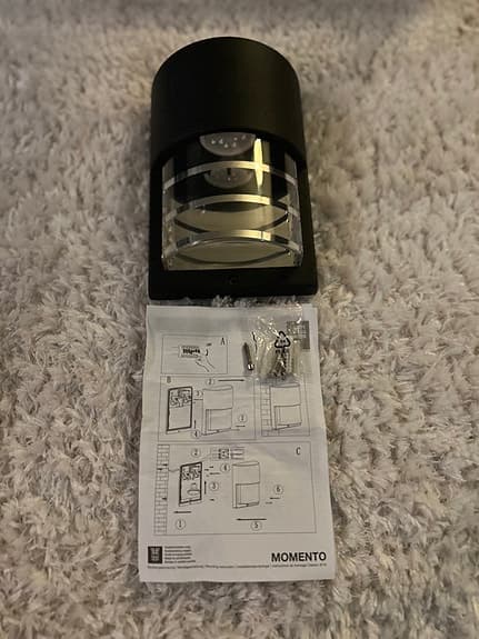 Philips Momento Vägglampa Svart