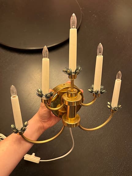 Markslöjd Jul Ljuslykta vägg adventsljusstake ljusstake