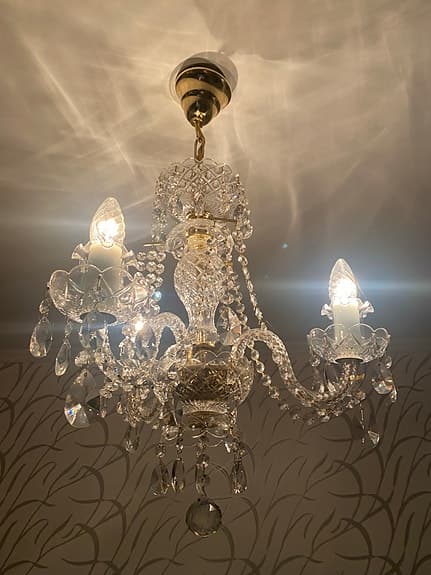 Kristall krona Taklampa