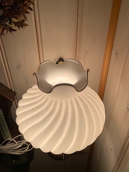 VÄGGLAMPA RETRO OANVÄND