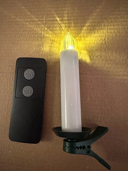 Trådlös julgransbelysning