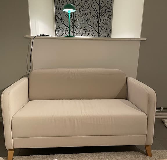 IKEA Linanäs 2-sitssoffa beige