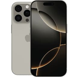 iPhone 16 Pro Natural Titanium 256 GB Klass A 100% batteri (refurbished)