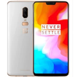 OnePlus 6 Silk White 128 GB Klass B (refurbished)