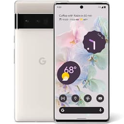 Google Pixel 6 Pro Cloudy White 128 GB Klass B (refurbished)