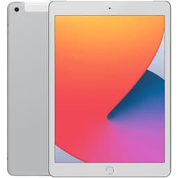 iPad 10,2 8:e gen (2020) Silver WiFi 32 GB Klass A 100% batteri (refurbished)