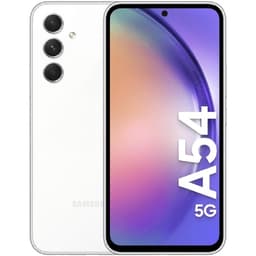 Samsung  Galaxy A54 5G White 128 GB Klass B 100% batteri (refurbished)