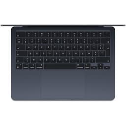 Apple - 13,6'' MacBook Air M3 - 24Go - 512Go - CPU 8 kärnor - GPU 10 kärnor - Midnight (2024) - Renoverad - Utmärkt skick - Refurbished Grade A+ - Sw