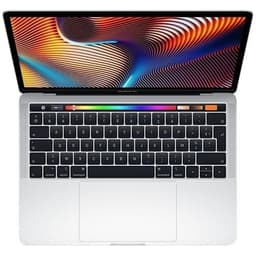MacBook Pro Touch Bar 13" Core i5 1,4 Ghz 8 GB 256 GB SSD Silver (2019) - Nytt batteri - Renoverad - Bra skick - Refurbished Grade C - Swedish keyboa