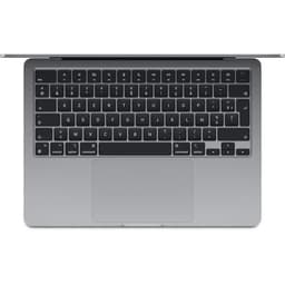Äpple - 13,6'' MacBook Air M3 - 16GB - 256GB - CPU 8 kärnor - GPU 8 kärnor - Rymdgrå (2024) - Återvunnen - Utmärkt skick - Refurbished Grade A+ - Swe