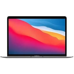 MacBook Air 13" Apple M1 3.2 Ghz 8 GB 512 GB SSD Space Grey (2020) - Nytt batteri - Renoverad - Bra skick - Refurbished Grade C - Swedish keyboard