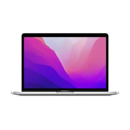 MacBook Pro Touch Bar 13" M2 3,5 GHz 8 Go 256 Go SSD Silver (2022) - Renoverad - Mycket bra skick - Refurbished Grade B - Swedish keyboard