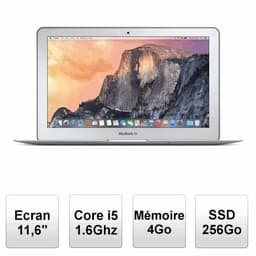 Apple MacBook Air 11,6" Bärbar PC - Core i5 - 4 GB RAM - 256 GB lagring - Intel HD Graphics 6000 - OS X Yosemite - Bra skick - Refurbished Grade C -