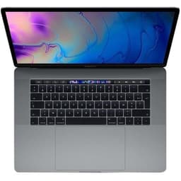 MacBook Pro Touch Bar 15" 2019 Core i7 2,6 Ghz 16 GB 512 GB SSD Space Grey - Renoverad - Utmärkt skick - Refurbished Grade A+ - Swedish keyboard