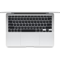 Apple - 13,3" MacBook Air (2020) - Apple M1-chip - RAM 8Go - 512Go - Silver (2020) - Återvunnen - Mycket bra skick - Refurbished Grade B - Swedish ke