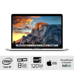 MACBOOK PRO 13 tums grå kärna i5 8gb ram 120gb SSD hårddisk QWERTY-tangentbord - Refurbished Grade C - Swedish keyboard
