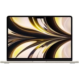 Apple - 13,6" MacBook Air M2 - 8 GB RAM - 512 GB lagring - Stellar Light - AZERTY - Renoverad - Utmärkt skick - Refurbished Grade A+ - Swedish keyboa