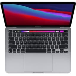 Äpple - 13,3" MacBook Pro Touch Bar (2020) - Apple M1-chip - RAM 8Go - 512Go - Sideral Grå (2020) - Återställd - Skick: Bra - Refurbished Grade C - S