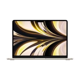 MacBook Air 13" M2 3,5 Ghz 8 Go 512 Go SSD Starlight GPU 8 (2022) - Återfurbished - Acceptabelt skick - Refurbished Grade C - Swedish keyboard