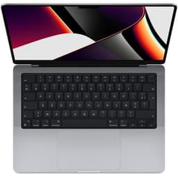 MacBook Pro Retina 14" 2021 Apple M1 Pro 3.2 Ghz 16 GB 1.024 TB SSD Space Grey - Renoverad - Bra skick - Refurbished Grade C - Swedish keyboard