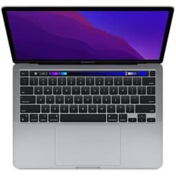 MacBook Pro Touch Bar 13" 2020 Apple M1 3.2 Ghz 8 GB 512 GB SSD Space Grey - Renoverad - Mycket bra skick - Refurbished Grade B - Swedish keyboard