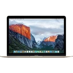 APPLE MacBook Retina 12" 2016 m5 - 1,2 Ghz - 8 GB RAM - 512 GB SSD - Guld - Renoverad - Mycket bra skick - Refurbished Grade B - Swedish keyboard