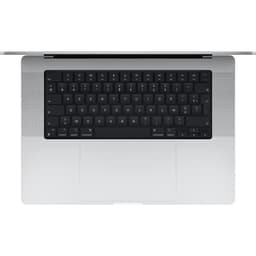 Apple - 16" MacBook Pro (2021) - Puce Apple M1 Pro - RAM 16Go - 512Go – Silver (2021) - Refurbished - Skickad bra - Grade C - Swedish keyboard