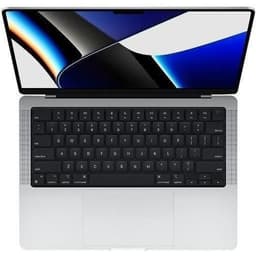 MacBook Pro Retina 14" 2021 Apple M1 Pro 3.2 Ghz 16 GB 512 GB SSD Silver - Renoverad - Bra skick - Refurbished Grade C - Swedish keyboard