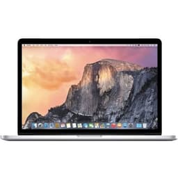 MacBook Pro Retina 13" Core i7 3 Ghz 16 GB 256 GB SSD Silver (2014) - Nytt batteri - Renoverad - Bra skick - Refurbished Grade C - Swedish keyboard