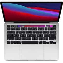 Apple - 13,3" MacBook Pro Touch Bar (2020) - Apple M1-chip - RAM 8GB - 256GB - Silver (2020) - Renoverad - Skick: Acceptabel - Refurbished Grade C -
