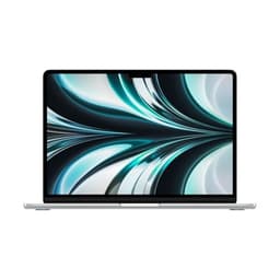 MacBook Air 13" M2 3,5 Ghz 8 Go 512 Go SSD Silver GPU 10 (2022) - Renoverad - Skick: Bra - Refurbished Grade C - Swedish keyboard