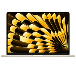 MacBook Air 15" M3 2024 Apple M3 8-Core 16 GB RAM 512 GB SSD med svenskt tangentbord Grade A Refurbished Starlight