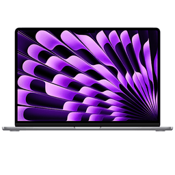 MacBook Air 15" M3 2024 Apple M3 8-Core 8 GB RAM 256 GB SSD Grade A Refurbished Space Gray