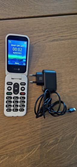 Doro 2881 mobiltelefon 128GB (svart) - pensionär/senior telefon
