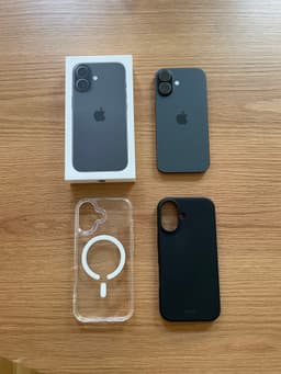 iPhone 17 med tillbehör