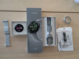 Google Pixel Watch 3 LTE 45 mm + extra stålarmband