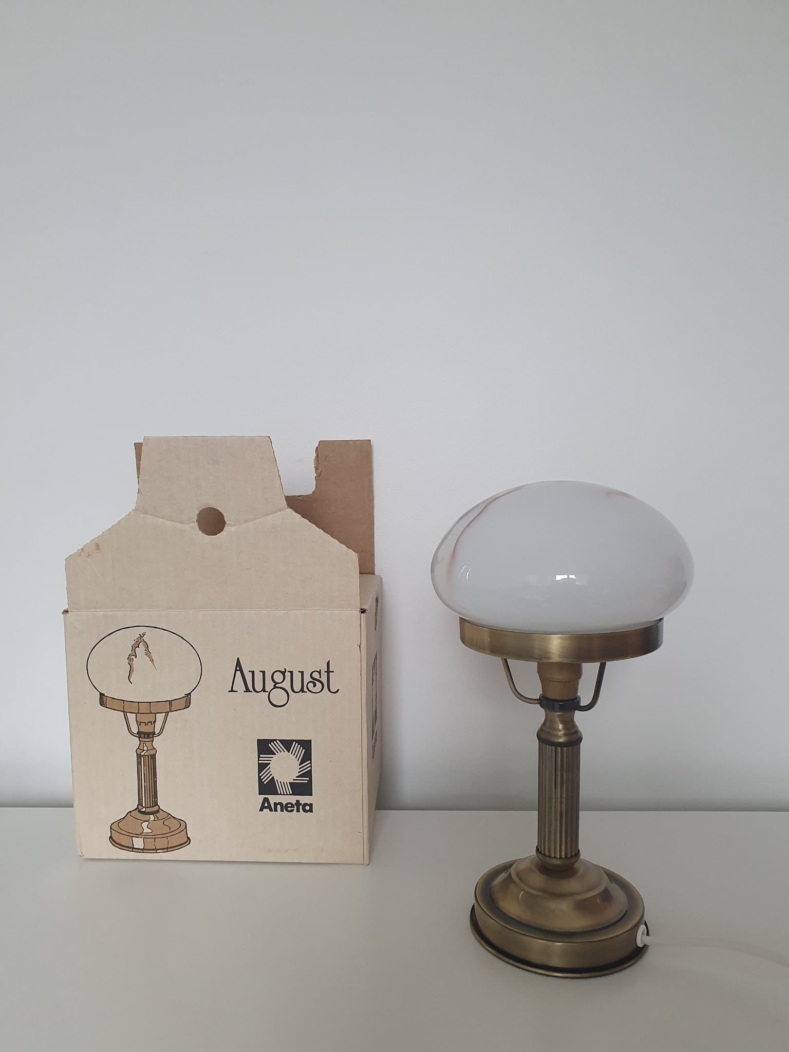 Bordslampa August, bordslampa, Aneta Lighting, höjd 28 cm