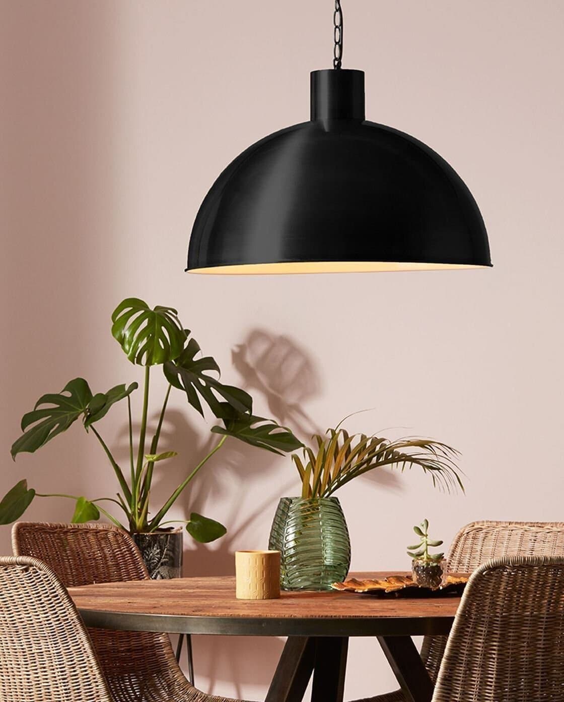 NYTT EKELUND MARKSLÖJD XL 107736 BLACK INDUSTRIELL TAKLAMPA HÄNGLAMPA SVART