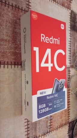 Redmi 14C Midnight Black Ny med inköpsgarantikvitto +fodral