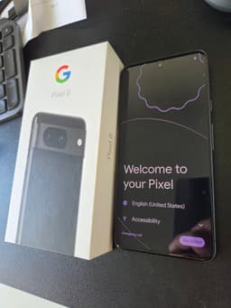 Google Pixel 8 128GB, 5G, Smartphone – Mycket bra skick, originalkartong + skal