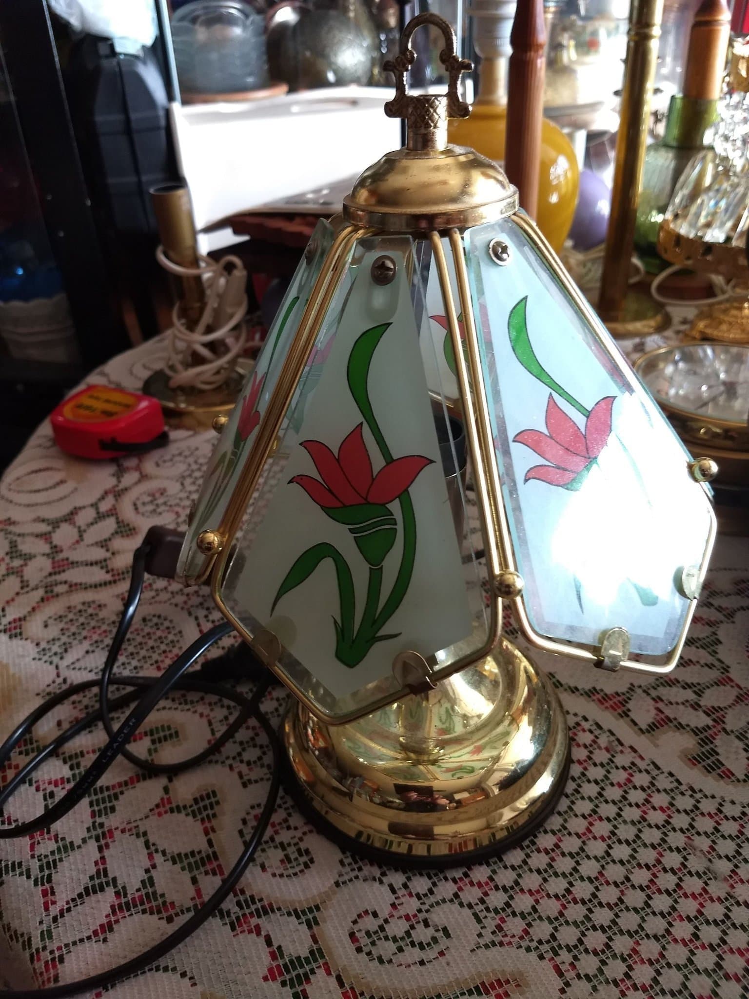 80-tals bordslampa