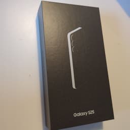 Samsung Galaxy S25 SM-S931B/DS oöppnad med garantikvitto