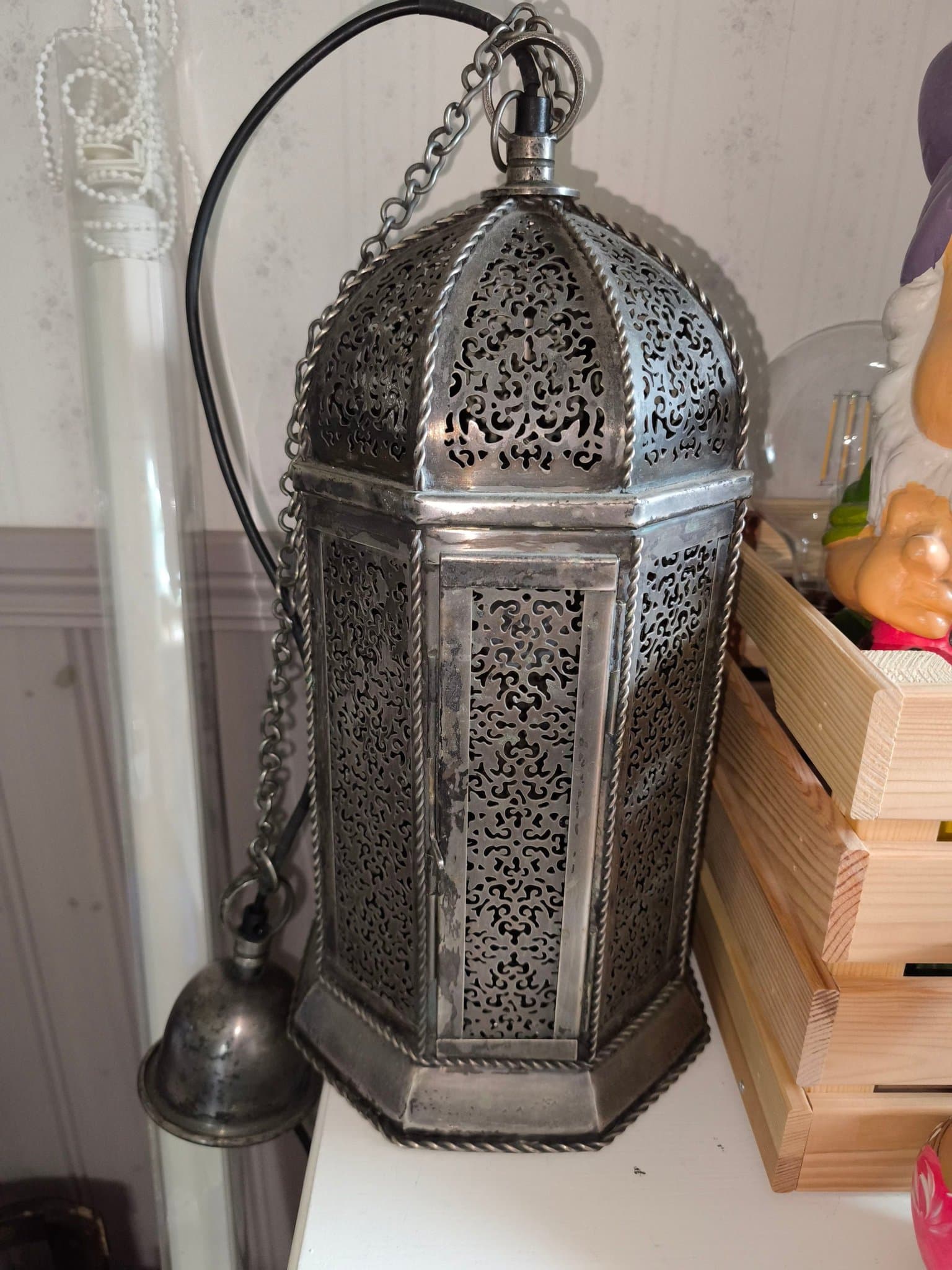 Dekorativ orientalisk lampa