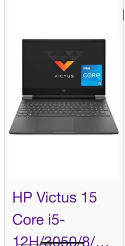 Ny och oöppnad HP Victus 15 Gaming Laptop !