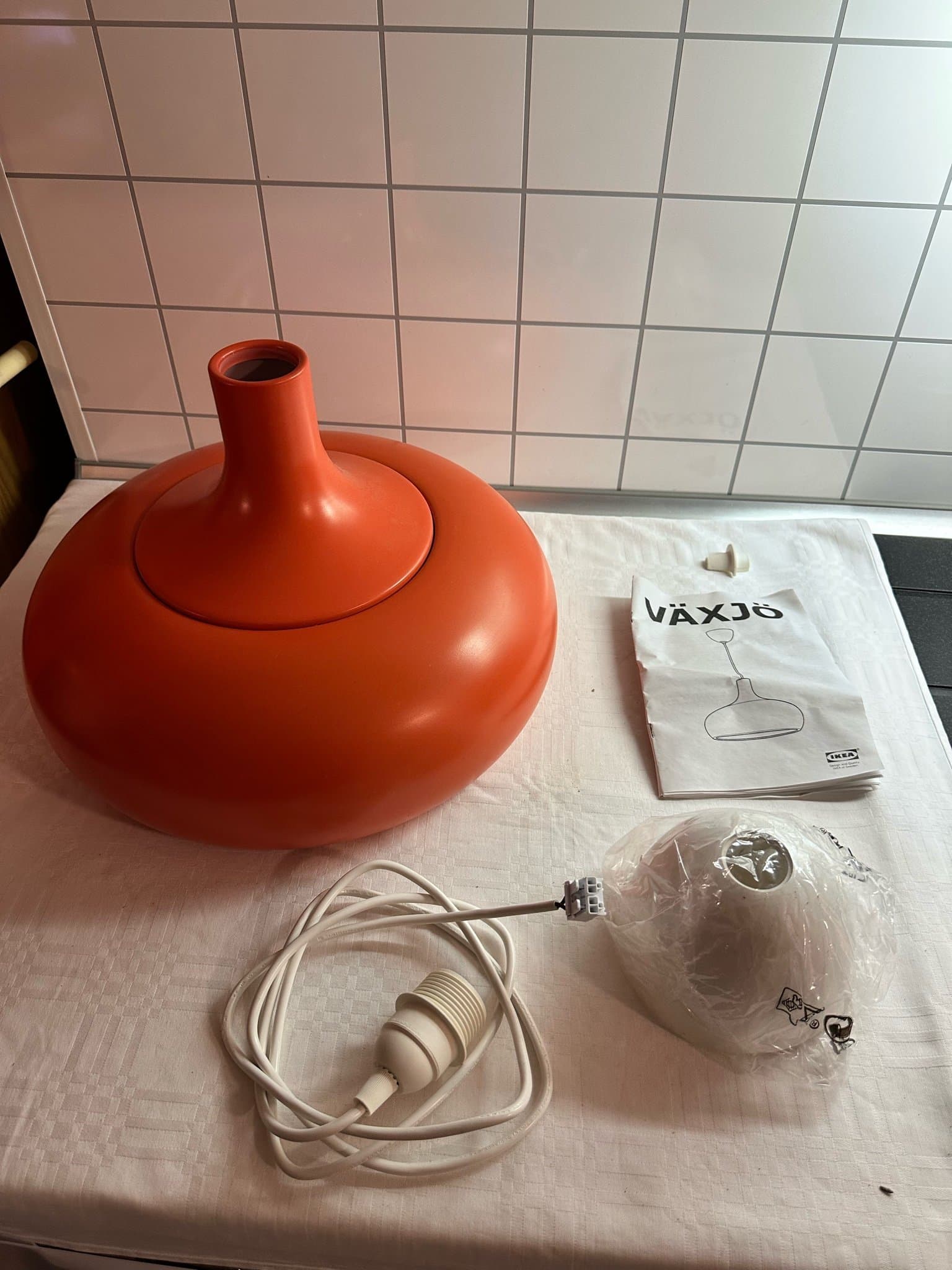 IKEA VÄXJÖ Taklampa Orange